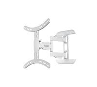 Support mural tv fullmotion, 3 étoiles, 165 cm (65), blanc