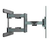 Gembird Support mural TV double bras 40-80 pouces orientable et inclinable VESA 600×400 50 kg Noir