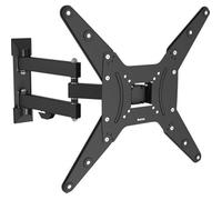 Support Mural TV - Hama - Pivotant Inclinable - 81 à 165 cm - Charge max. 25 kg - Noir