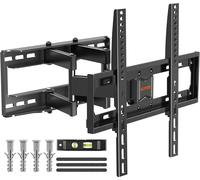 Support Mural Tv Inclinable Et Pivotant Pour La Plupart Télévision Écrans 26-65 Pouces Led, Lcd, Oled Plats & Incurvés Avec Vesa Max 400X400Mm Jusqu'À 40Kg, Support Tv Ev010