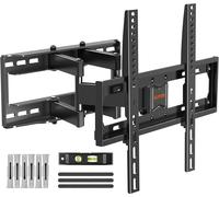 Support Mural Tv Inclinable Et Pivotant Pour La Plupart Télévision Écrans 26-65 Pouces Led, Lcd, Oled Plats & Incurvés Avec Vesa Max 400X400Mm Jusqu'À 40Kg, Support Tv Ev010