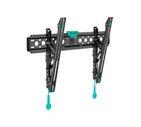 Support Mural TV Inclinable pour 43-85 Pouces, jusqu'à 68 kg, Fixation VESA 75x75 à 600x400, Extra Plat TM6-B Noir