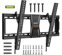 Support Mural Tv Inclinable Pour Téléviseurs De 37-82 Pouces Plasma Oled Lcd Jusqu'À 60 Kg, Fixation Murale Tv Inclinable Pour Téléviseurs Plats Ou Incurvés Max Vesa 600X400Mm, Pglt5