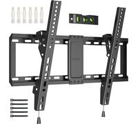 Support Mural Tv Inclinable Pour Téléviseurs Lcd, Led, Plasma De 37 À 82 Pouces, Vesa 600X400Mm, Charge 60 Kg, Support Tv Mural Fixe Avec Niveau À Bulle, Compatible Samsung, Tcl