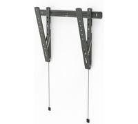 Support Mural Tv Jusqu'À 90 Pouces Extra Plat Garantie 10Ans (Ultra Fin, Inclinable, Vesa Max 600X400, Charge Max. 80 Kg, Distance Du Mur 2 Cm, Hauteur Réglable, Chevilles Fischer Founis) Gris