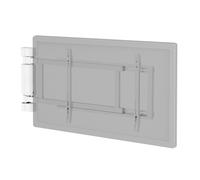 Support mural TV motorisé 32''- 75'', blanc - Pivotant 170°