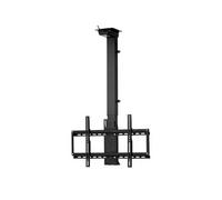 Support Mural TV Motorisé Pour Ecrans 81,3-140cm Capacité 54kg Réglable Pour Maison