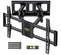 Support mural TV mouvement complet - TURBIX - 37 à 80 pouces - Jusqu'à 45 kg - VESA 200x100 à 600x400 mm