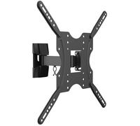 Support Mural TV Mural Muraux pivotant et inclinable 32 55" 82-139cm Noir