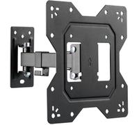 Support mural TV orientable et inclinable 23-43"" charge 30 kg VESA 200x200 mm