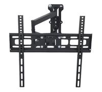 Support Mural TV Orientable et Inclinable avec Bras articulé pour TV LED LG 43UR78 2023 43"" VESA 200X200mm Noir-Juanio