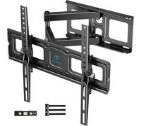 Support Mural Tv Orientable Et Inclinable Pour Écrans 26-60 Pouces Led Lcd Plasma Et Courbé, Fixation Tv Max. Vesa 400X400Mm, Bras Television Mural Capacité Max 40Kg Avec Niveau À Bulle
