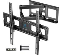 Support Mural Tv Orientable Et Inclinable Pour Écrans 26-60 Pouces Led Lcd Plasma Et Courbé, Support Tv Vesa 400X400Mm, Support Tv Mural Capacité 40Kg Avec Niveau À Bulle
