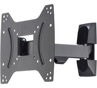 Support Mural Tv Pivotable Inclinable Garantie 10 Ans (Tv 19"" À 48"", 122 Cm 20Kg Max, Inclinaison De -5°/+12°, Rotation 180°, Vesa 200 X 200, Gestion De Câbles, Easy Fix, Chevilles Fischer) Noir