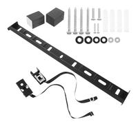 Support Mural TV sans Perçage 32 à 65 Pouces pour Téléviseur LCD | Alliage D’aluminium et Pp, Structure Mécanique en L, Patin Éponge Inclus, Acier Inoxydable, Charge 45kg