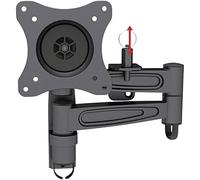 Support mural TV SpeaKa Professional SP-4930876 33,0 cm (13\ ) - 68,6 cm (27\ ) inclinable, mobile, rotatif, extensible noir