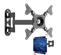 Support Mural TV - Support Mural TV 41 x 18 cm, Installation simplifiée | Suport de télévision à Mouvement Complet en Acier laminé à Froid avec facilité, suport murral pour écran Plat LED réduisant l