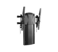 Support Mural TV Techly ICA-LCD-146 Noir, 37"-60" (94-152.4cm), VESA 200x200-600x400, Inclinaison 0-10°, Charge Max 20kg, Distance Mur 8.5cm
