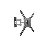 Support Mural Tv Universel Ussb35 Pour écrans De 23 à 55 Pouces Facile à Incliner Ou à Tourner Modèle En Acier Noir 30 Kg Max.