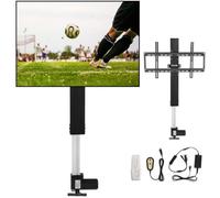 Support Mural TV -VEVOR- 220V avec Télécommande Gratuite pour Écran 28" à 32" 77,4cm à 127,4 cm-Noir-Alliage d'Aluminium et Acier