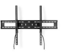 Nedis Support mural TV TVWM2170BK 60-100" basculable 5° 75 kg Acier Noir