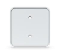 Support mural Ubiquiti UACC-FM-16cm en polycarbonate et silicone blanc 109.7x109.7x8.3mm pour équipements réseau