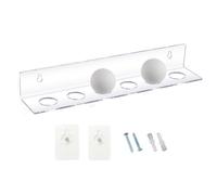 Support mural ultra transparent pour balle de golf gain de place | Présentoir flottant en acrylique transparent pour salon, chambre à coucher, maison, bureau, cave, salle de jeux