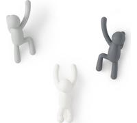 Support mural UMBRA BUDDY gris foncé - gris clair - blanc