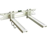 Support Mural Universel Boîtes De Haut-Parleurs Pour Micro-Ondes Lecteur Multimédia Bluray Blanc Noir Argent Modèle: H75Va, Couleur:Blanc