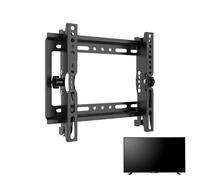 Support mural universel - Bras TV flexible à mouvement complet, support articulé réglable, cadre en métal robuste | Moniteur peu encombrant pour chambre à coucher, salon, loisirs à la maison