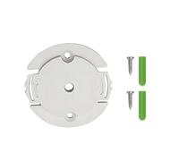 Support mural universel pour caméra de sécurité - En ABS - Pour intérieur et extérieur - Pour caméra de sécurité CCTV - Sans perçage - Blanc