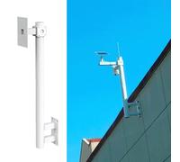 Support Mural Universel pour caméra de sécurité - Support extérieur antirouille pour caméras solaires - Gris Clair résistant - Support de Surveillance de 60 cm