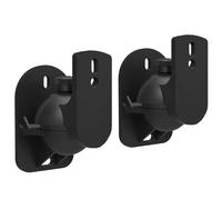 Support mural universel pour haut-parleur Satellite, 1 paire, pince de plafond avec Angle de Rotation et d'inclinaison réglable