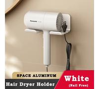 Support Mural Universel Pour Sèche-Cheveux Dyson Haartrockner T1,Crochet En Aluminium - Type White