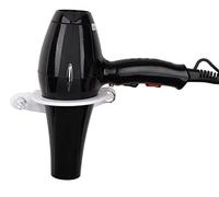 Support mural universel pour sèche-cheveux - Support mural pour salle de bain - Blanc