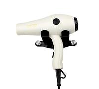 Support mural universel pour sèche-cheveux, support mural pour sèche-cheveux, sèche-cheveux mural (noir)