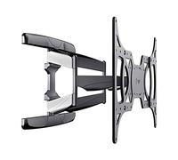 Support Mural Universel pour téléviseur à Mouvement Complet avec Bras articulé et Pivot inclinable. Support Robuste pour Grands écrans pour Salon, Chambre et Bureau.