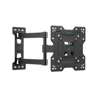 Support mural universel pour téléviseurs de 17 à 65 pouces, pivotant et inclinable, capacité de charge de 45 kg, VESA 400 x 400 mm, support réglable pour écran plat et incurvé