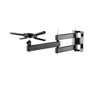 Support Mural Universel Robuste for Projecteur LCD-123L-PR, Mouvement Complet, Rotation À 360°, Inclinaison, Profil De 30 Kg, Distance Murale Extensible(with Hook)