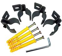 Support mural universel vertical pour radiateur avec kit de fixation Design breveté - Convertir & Flippable Supporte les supports(radiateurs à panneau simple, anthracite)