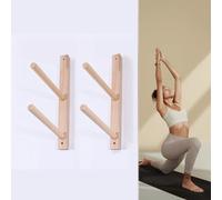 Support Mural Vertical en Bois pour Tapis de Yoga, 2 à 9 Couches, pour Salle de Sport à Domicile, Studio de Yoga, présentoir pour Tapis de Yoga, Rangement d'équipement (Taille : 2 Couches 39 cm (15 3