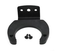 Support mural vertical pour batte de baseball avec revêtement en caoutchouc pour plus de 43 mm de diamètre, rangement anti-rayures pour la maison, le bureau, la salle de sport, noir