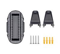 Support mural vertical pour vélo - Économie d'espace - Support mural pour vélos de différentes tailles - Support en acier haute résistance