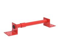 Support mural - vidaXL - Bras pivotant - Acier - Charge 1000 kg - Rouge