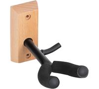 Support Mural Violon Classic Cantabile Bois (avec porte-archet, rembourrage en mousse sur la fourche, montage facile avec deux vis)