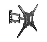 VFM-WA4X4/V3 - Kit de montage - doublement articulé - pour Ecran LCD - acier - noir - Taille d'écran : 37"-60" - montable sur mur