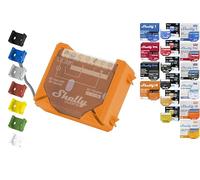 Support mural « Wall » pour 18 shellys : 1 Gen3, 1PM Gen3, 2PM Gen3, i4 Gen3, Plus 1, Plus 1PM, Plus 2PM, Plus i4, Plus 0-10 V, Wave 1PM, Wave 2PM, Wave Shutter, Wave i4 (orange)