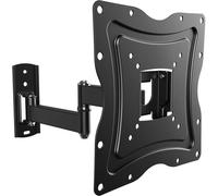 Support Murale TV Orientable S2322 Inclinable Universel 19-47"" (48-119cm) Fix ation Mural Télévision LED/LCD/Incurvée VESA 200 x 200 Noir(Q1140)