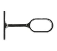 Support - My dressing - 55 mm - axe/mur - 30 x 15 mm - chrome - lot de 2