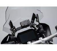 Support Navi SW-MOTECH dans le cockpit noir pour BMW R 1200 GS Bj. 2012, R 1250 GS Bj. 2018